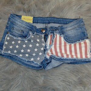 u.s.a shorts, fourth of july shorts, american flag